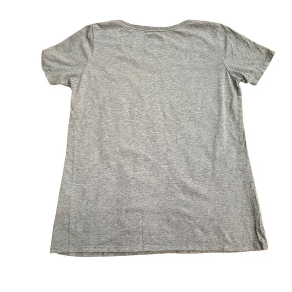 Nike Womens 'The Nike Tee' Dri-Fit short Sleeve T-Shirt-Gray-Size Medium-GUC - Picture 5 of 5